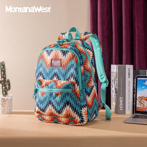 6020 Backpack Purse Western Aztec Backpack Purse Lightweight Casual Daypack